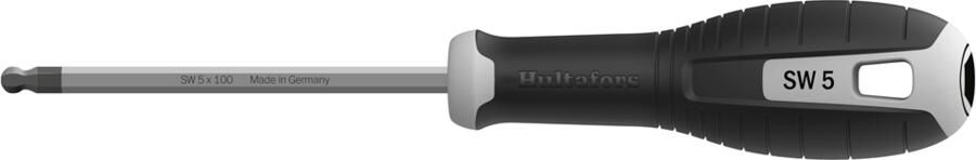Hultafors Kogelkop Schroevendraaier Zeskant SW 5 0 HU442105