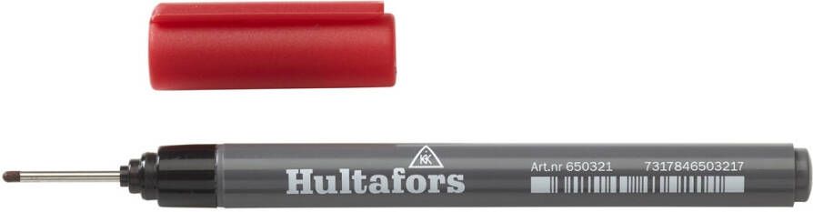 Hultafors Markeerstift voor diepe gaten rood HU650320