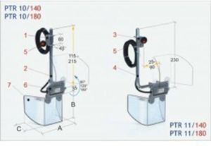 Huvema TECNOPIU Beschermkappen voor boormachines BVPTR 10 180 40374