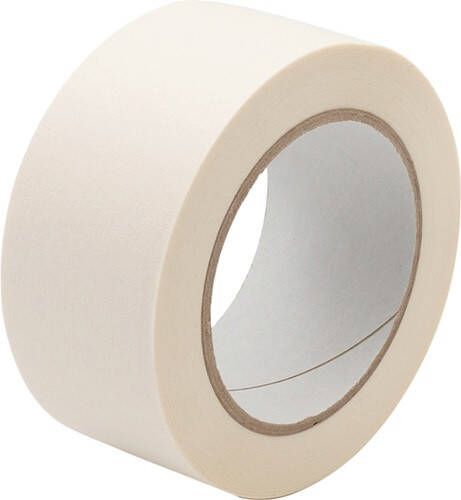 IKS Afplakband | licht gecrêpt | wit | lengte 50 m | breedte 25 mm | rol | 36 stuks 1361000035