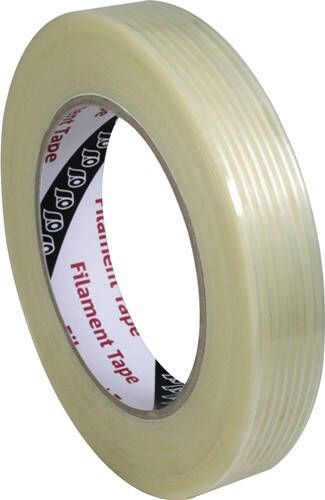 Iks Filamentband | kleurloos | lengte 50 m | breedte 19 mm wiel | 96 stuks 4712000009