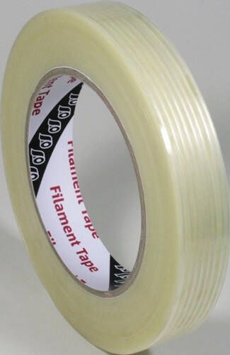 IKS Filamentband | kleurloos | lengte 50 m | breedte 25 mm wiel | 72 stuks 4712000010