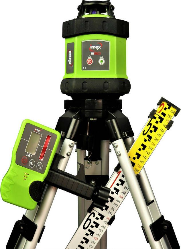 IMEX Roterende laser E60 Kit incl.statief en LR1 012-E60-KIT