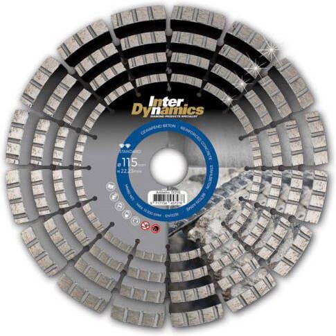 InterDynamics Inter Dynamics Diamantzaag Beton Standard | 230 x 22 24 mm 310231