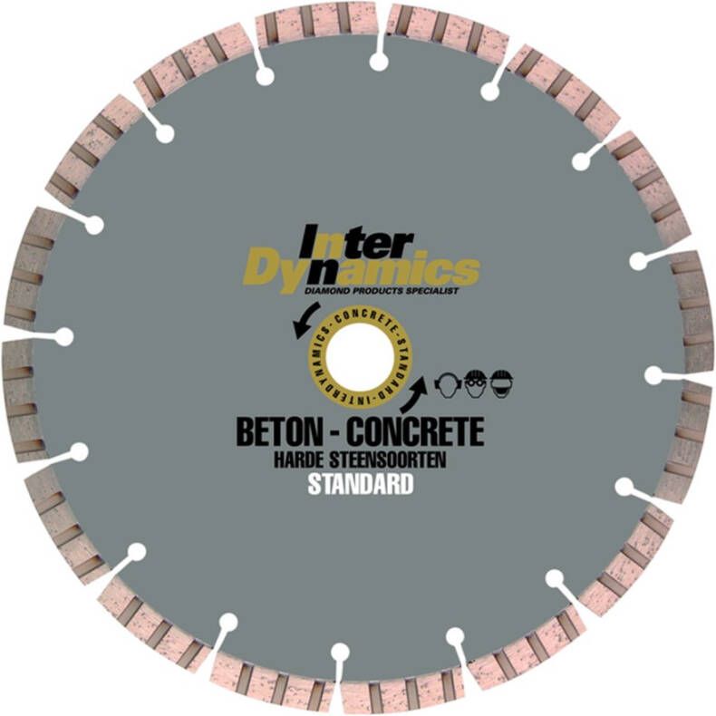 Inter Dynamics Diamantzaag Beton Standard | 125 x 22 23 mm 310126