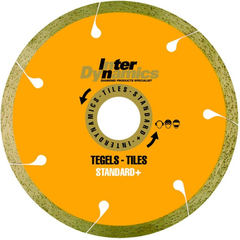Inter Dynamics Diamantzaag Tegel Standard+ 180x25 4mm