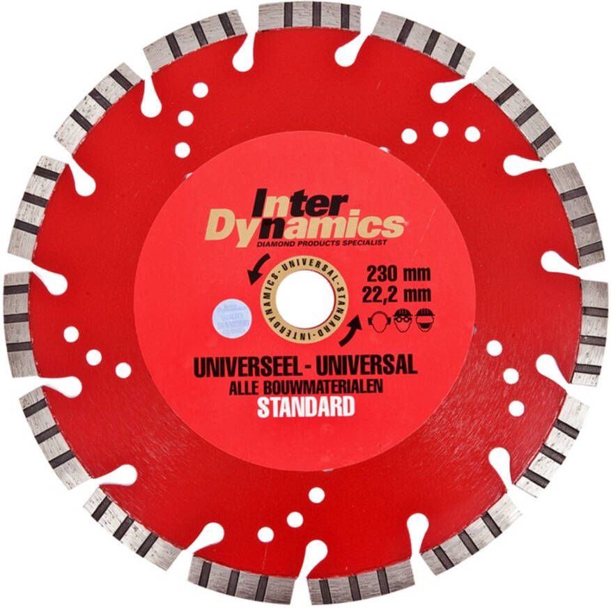 Inter Dynamics Diamantzaag Universeel Standard+ 230x22 2mm