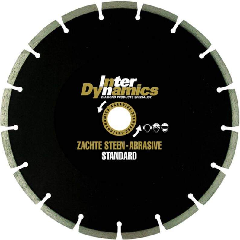 Inter Dynamics Diamantzaag Zacht Steen Standard 125mm 315124