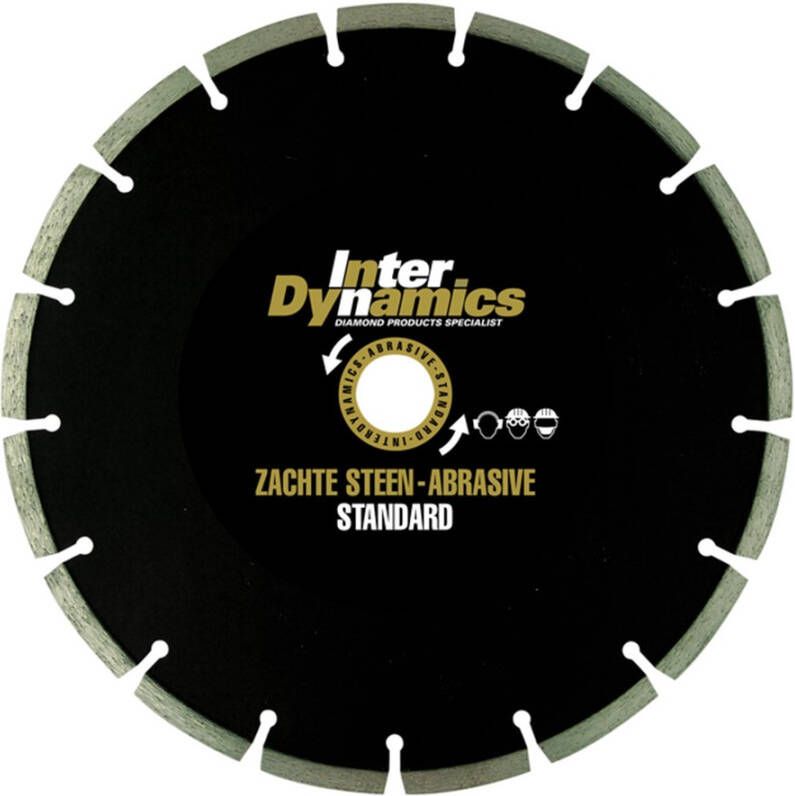 InterDynamics Inter Dynamics Diamantzaag Zacht Steen Standard 125mm 315124