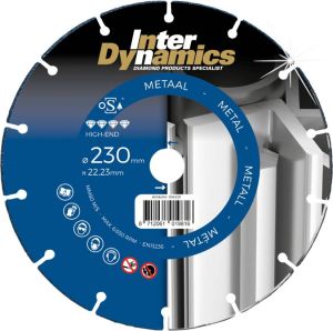 Inter Dynamics Slijpschijf | Metaal High-End | 125 x 22 23mm 394125