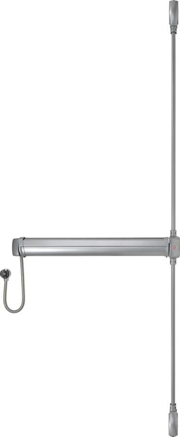 JPM FC-AC-20 Elektromechanische paniekbalk Fluid Control Ingang | type: C | 2 punts | knop | kleur: aluminium | lengte: 1165 mm | inkortbaar