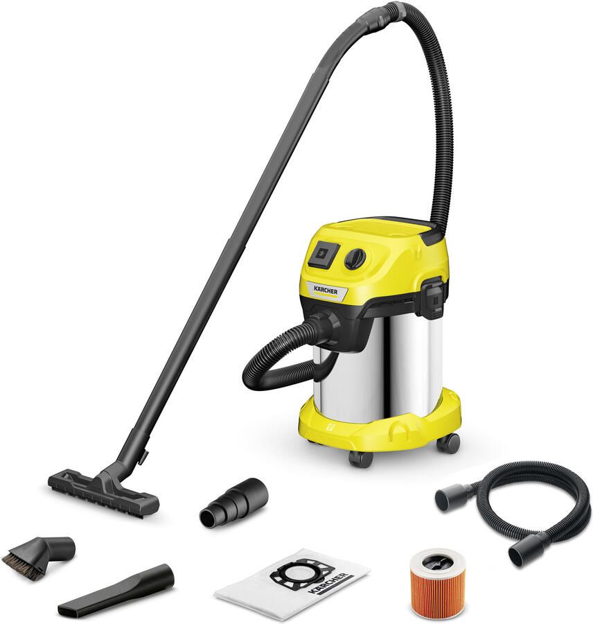 Karcher Nat droog stofzuiger WD 3 P S V-17 4 20 Workshop 1.628-195.0