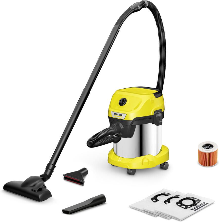 Karcher Nat droog stofzuiger WD 3 S V-15 6 20 Home 1.628-150.0