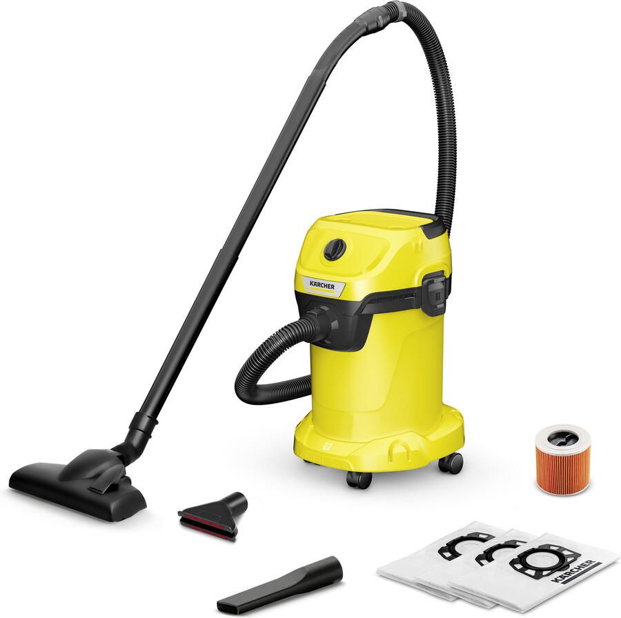 Karcher Nat droog stofzuiger WD 3 V-19 6 20 Home 1.628-120.0