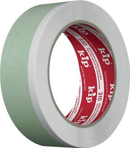 Kip Textielversterkte tape | lengte 25 m | breedte 35 mm | groen wit rol | 12 stuks 310-35
