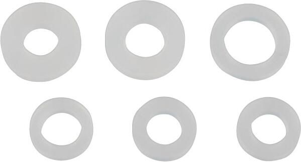 Kirchhoff Assortiment krimpafdichting siliconen voor 3 8" 1 2" x 8 10 12 mm (6x) 98697050