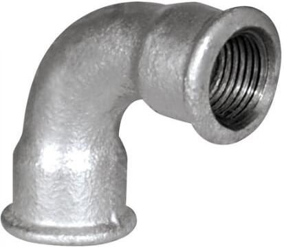 Kirchhoff Bocht van smeedbaar ijzer 90° verzinkt 1 2"IT (2a) 989681055