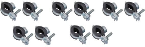 Kirchhoff Buisklem 26 28 mm geluiddicht met M8 schroefdraadmof (10x) 973562455