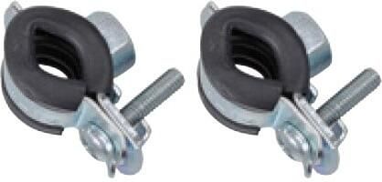 Kirchhoff Buisklem 12 14 mm geluiddicht voor 1 4" met stokschroef M8 x 80 mm (2x) 973550255