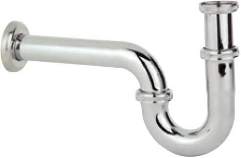 Kirchhoff Buisvormige sifon chroom 1 4" x 32 mm 98801110