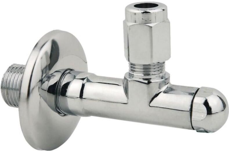 Kirchhoff CHE Haakse-kraan 1 2"ET x 45 mm x 10 mmQ met rozet 986259248
