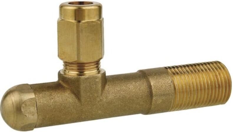 Kirchhoff CHE Haakse-kraan blank 1 2"ET x 45 x 10 mmQ zonder rozet 986259355