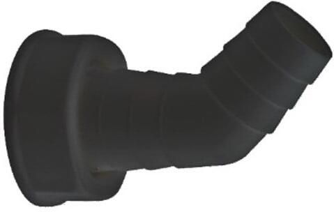 Kirchhoff ECO-SAVE kunststof apparaataansluiting grijs 45° 1"IT x 3 4"-mondstuk 988379119