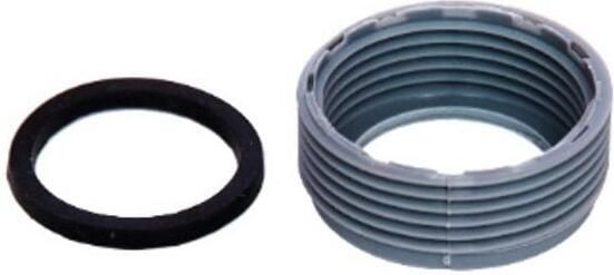 Kirchhoff ECO-SAVE kunststof reduceerring voor sifon grijs 1 2" ET x 1 4" IT 988376049