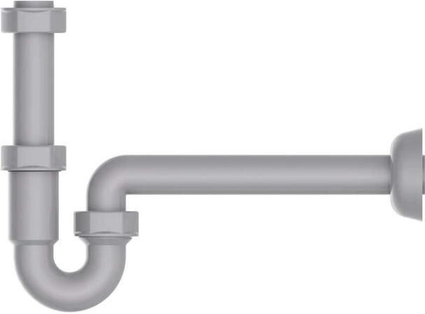Kirchhoff ECO-SAVE kunststof sifon grijs 1 4" x 32 mm 98801049