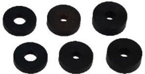 Kirchhoff Klepschijfpakking-assortiment rubber 16 x 4 x 4 5 16 x 6 x 3 16 5 x 5 x 5 mm voor bovendeel (3x2) 98697230