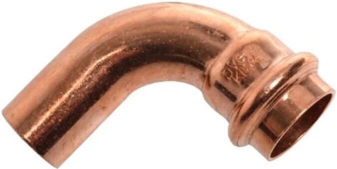 Kirchhoff Koperen bocht 90° blank 22 mm 1 socket (P5001) (10x) 988611460