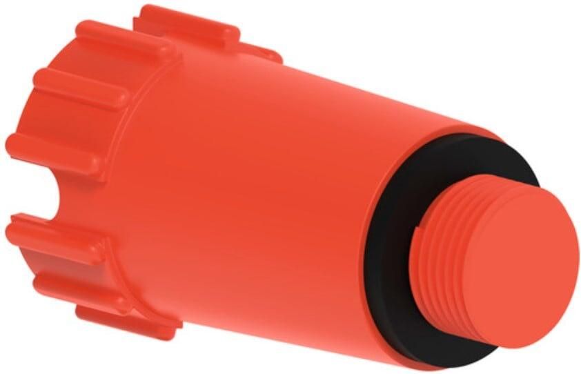 Kirchhoff Kunststof constructieplug rood 1 2" niet drukbestendig 98913513
