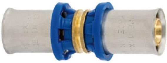 Kirchhoff Messing aansluitstuk blank 26 mm perskoppeling voor meerlagenbuis 988710355