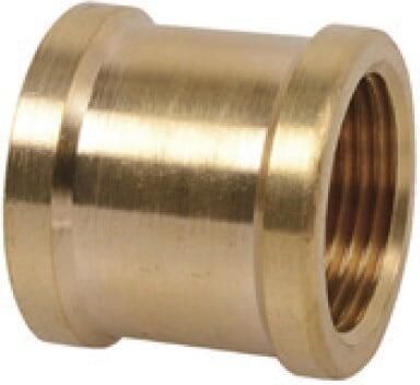 Kirchhoff Messing dubbele contactdoos blank 3 4"IT 989363355