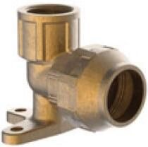 Kirchhoff Messing hoek muurplaat 20 mm x 1 2"IT klemkoppeling voor HDPE 984836155