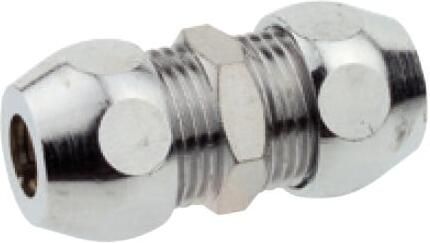 Kirchhoff Messing knelkoppeling verchroomd 3 8" x 10 mm 986271148