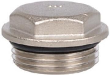 Kirchhoff Messing plug vernikkeld met O-ring 1" voor verdeleruitgang 988524755