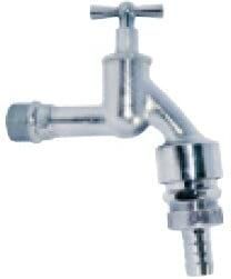 Kirchhoff Messing uitlaatklep met T-handgreep chroommat 1 2"ET x 3 4"ET x 1 2"mondstuk buisbeluchter terugstroomklep 98619118