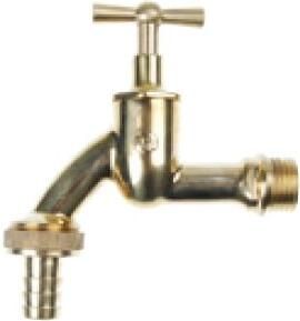 Kirchhoff Messing uitlaatventiel met T-handgreep blinde mat 1 2"ET x 3 4"ET x 1 2"mondstuk 986180255