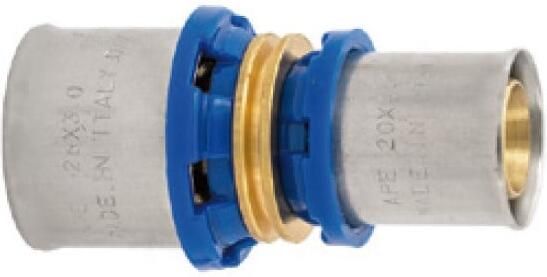 Kirchhoff Messing verloopstuk blank 26 mm x 16 mm perskoppeling voor meerlagenbuis 988711255