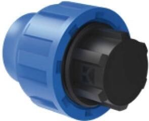 Kirchhoff PP eindstuk 20 mm klemkoppeling voor HDPE 984846517