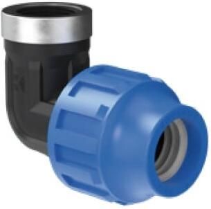 Kirchhoff PP overgangshoek 90° 32 mm x 3 4"IT klemkoppeling voor HDPE 984846417