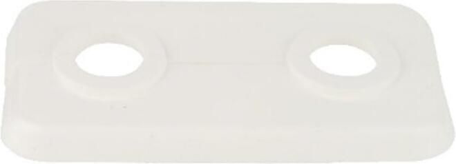 Kirchhoff PP radiator dubbele afdekplaat wit 15 x 10 mm voor 1 4" 988236555