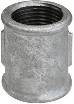 Kirchhoff Smeedbaar gietijzeren dubbele sokkel verzinkt 1"IT (270) 989743055