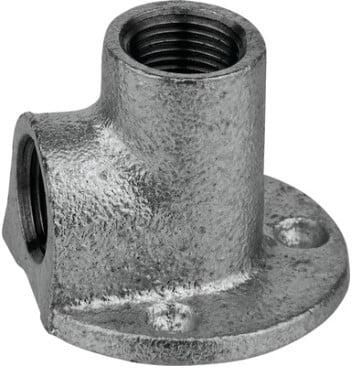 Kirchhoff Smeedbaar ijzer hoek muurplaat verzinkt 1 2"IT (471) 989837055