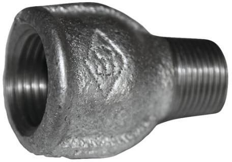 Kirchhoff Smeedbaar ijzer reducerende dubbele contactdoos gegalvaniseerd 1 2"IT x 3 8"ET (246) 989758455