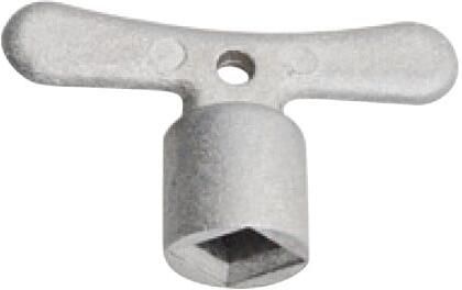 Kirchhoff Vierkante dopsleutel chroom 6 mm voor bovenwerk 986183148