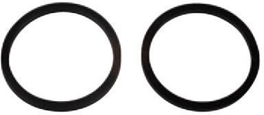 Kirchhoff Vlakke pakking siliconen 47 x 52 x 2 mm voor flessensifon (2x) 98696190