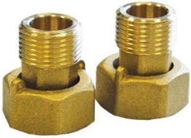 Kirchhoff Watermeter fitting 3 4"H x 1 2"ET (2x) 98858231