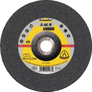 Klingspor Afbraamschijf | D125xS6mm | gebogen aluminium | gat 22 23 mm | 10 stuks 2226